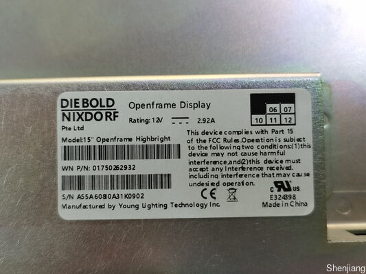 Wincor 1750242978 15 Zoll LCD High Bright High Light 285 HB LCD BOX ATM Ersatzteile