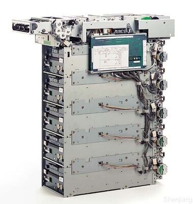 Fujitsu F510 Multi-Cassette-Medien-Dispenser mit bis zu 6 Kassetten 18.000 neue Noten Kapazität und Front- oder Rückservice-Zugriff