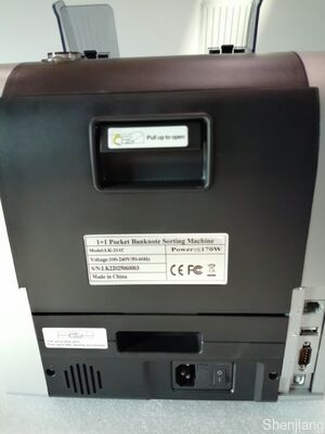 1+1 Taschengeldschein-Sortiermaschine Geldzähl- und -prüfgerät Schwarz mit LED-Anzeige LK22025060003