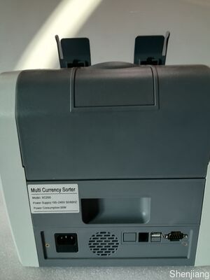 Multi-Währungs-Sortierer XC200 Geldschein-Zählmaschine mit Taschen LED-Anzeige Tunnel-Sortiergeräte