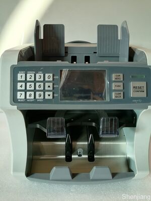 Multi-Währungs-Sortierer XC200 Geldschein-Zählmaschine mit Taschen LED-Anzeige Tunnel-Sortiergeräte