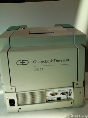 Geldautomaten Giesecke & Devrient Banknoten-Sortiermaschine Außenausstellung T0100557