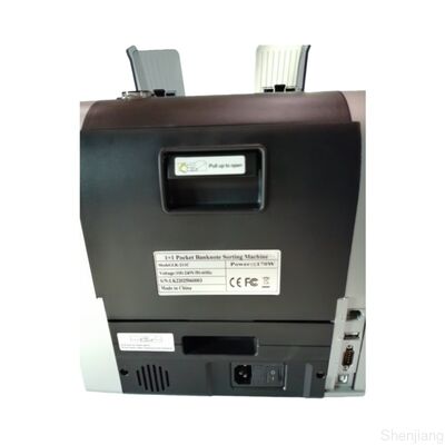 1+1 Taschengeldschein-Sortiermaschine Geldzähl- und -prüfgerät Schwarz mit LED-Anzeige LK22025060003