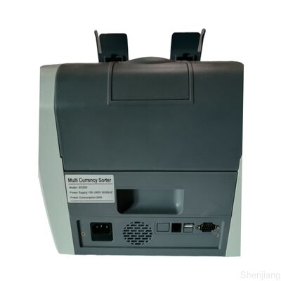 Multi-Währungs-Sortierer XC200 Geldschein-Zählmaschine mit Taschen LED-Anzeige Tunnel-Sortiergeräte