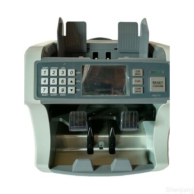 Multi-Währungs-Sortierer XC200 Geldschein-Zählmaschine mit Taschen LED-Anzeige Tunnel-Sortiergeräte