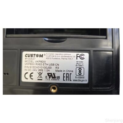 CUSTOM VKP80III Kiosk-Drucker Ethernet/USB-Seitenanschlüsse 915DX010100J00