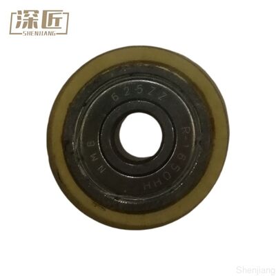 Glory GFD800D Rubber Coated Bearing Roller GFS100 GFS120 GFS220 UW52C Rubber Coated Bearing Roller for Currency Sorter Machine