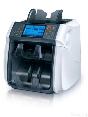Freie Doppelt-Tasche Wartungs-Smarts CIS Banknote Sorter Machine SJ-9100